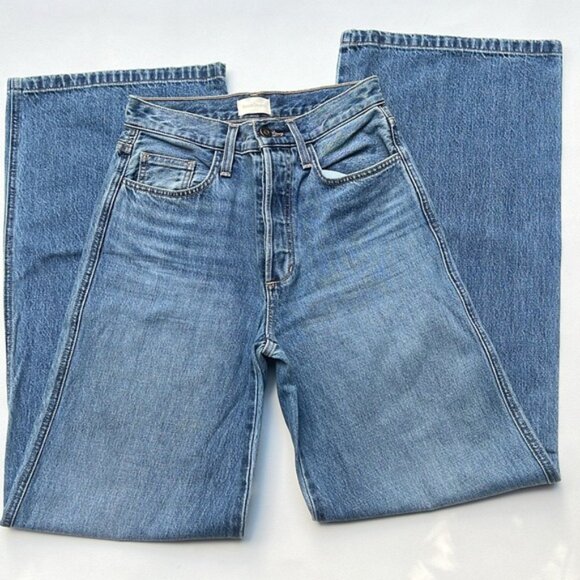 Favorite Daughter Jeans The Masha High Waist Wide Leg Long Beach Everyday 25 - Picture 5 of 14
